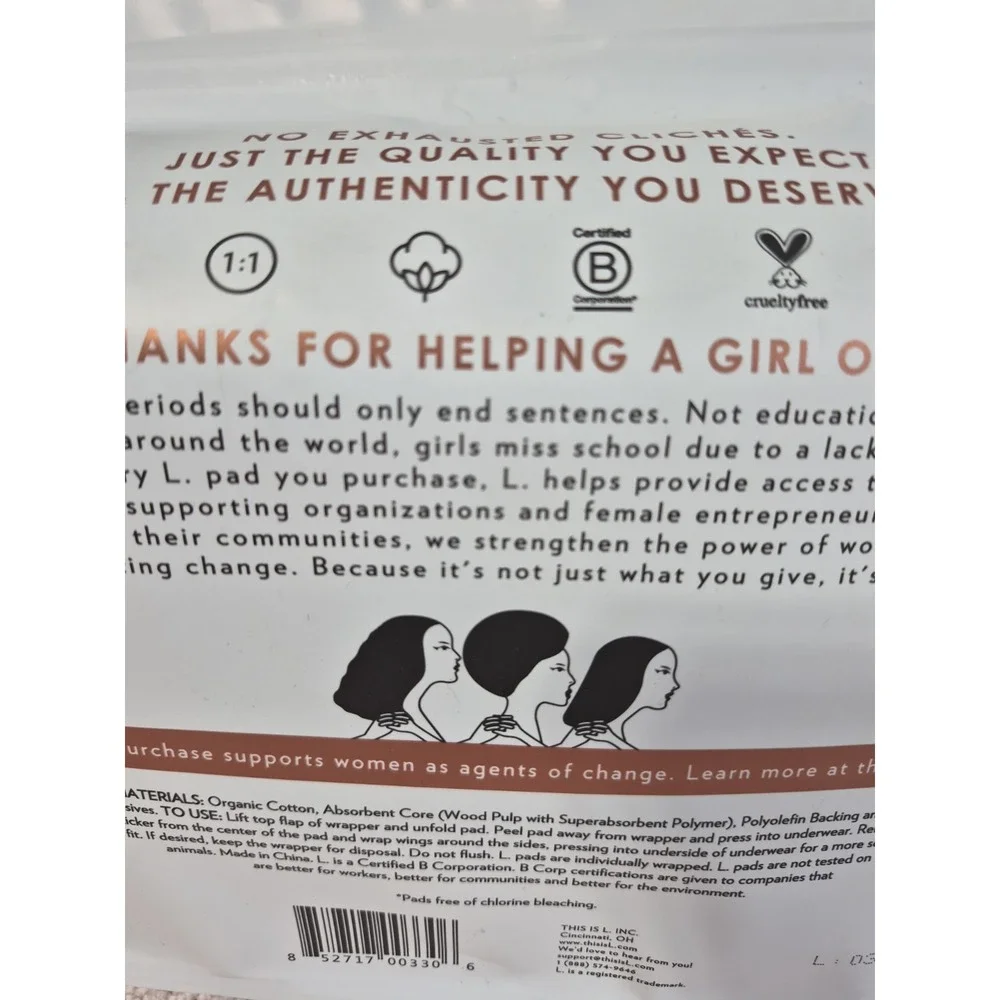 Chlorine Free Ultra Thin Regular Pads with Wings 42 CT New